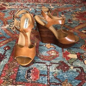 Steve Madden Leather Wedges